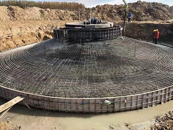 嶺縣龍鳳湖200mw風電制氫示范項目二期道路、風機基礎、箱變基礎及風機平臺施工